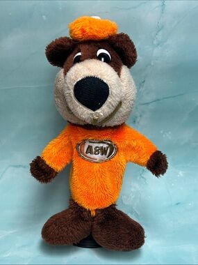 A&W Root Beer Plush Bear hand puppet 12 inches